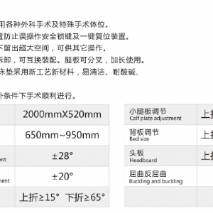 A300豪華型手術臺